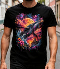 ** black Celestial Tide Limited Edition Premium Graphic T-Shirt. $34.97