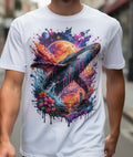 **Celestial Tide Limited Edition Premium Graphic T-Shirt. white